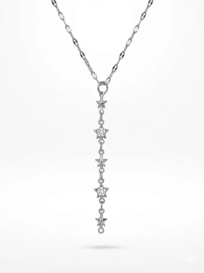 Yeni Sezon Çelik Y Kolye - Görsel 2