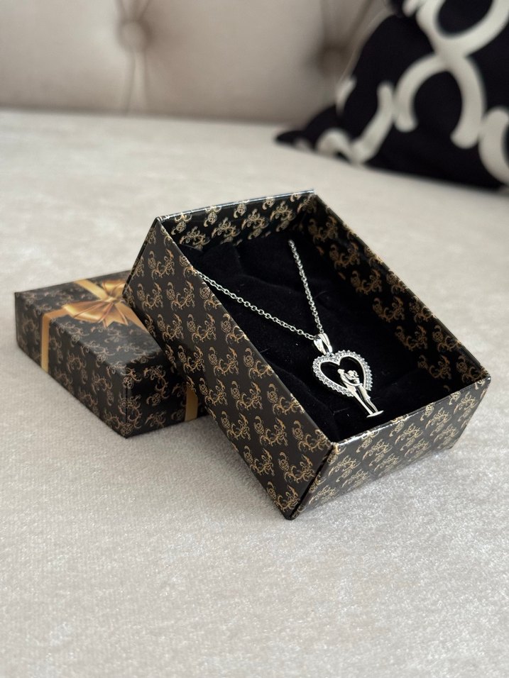 Çelik Sevgili Çift Kolye - Görsel 2