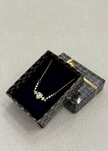 Çelik Kolye Gold - Görsel 2