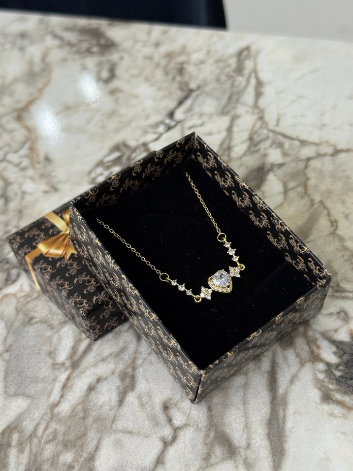 Çelik Kolye Gold - Görsel 5