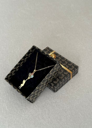 Çelik Kolye Gold - Görsel 2