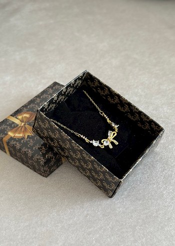 Çelik Y Kolye Gold - Görsel 3