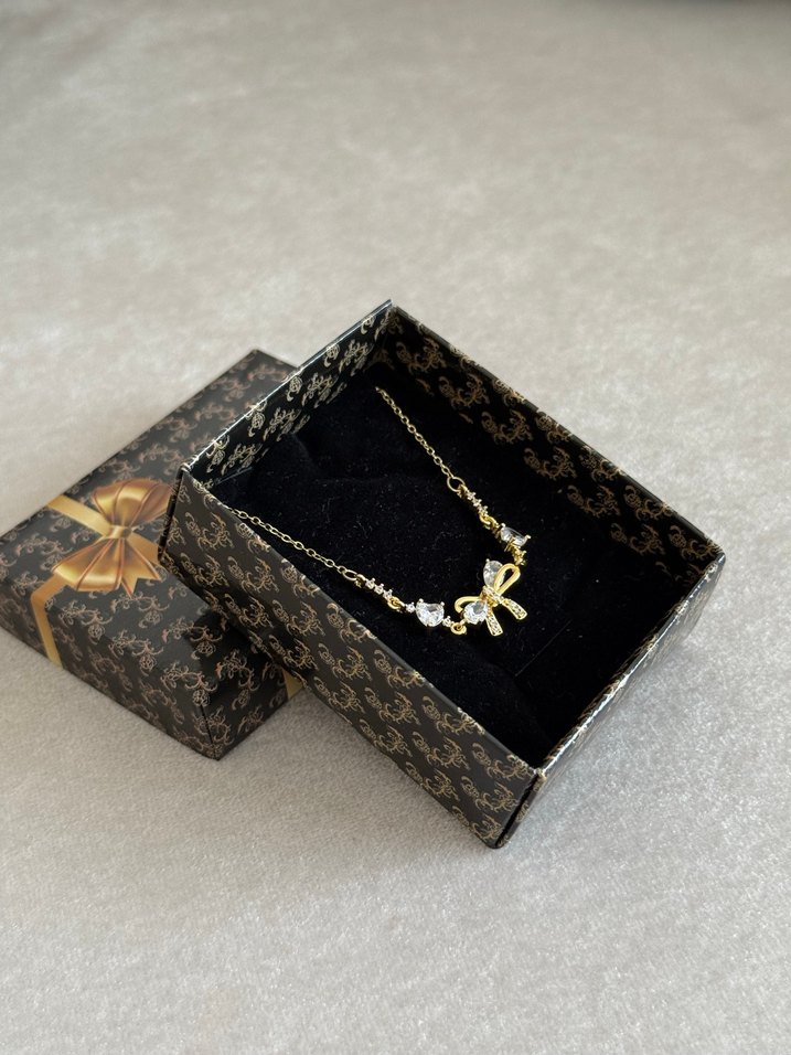 Çelik Y Kolye Gold - Görsel 3