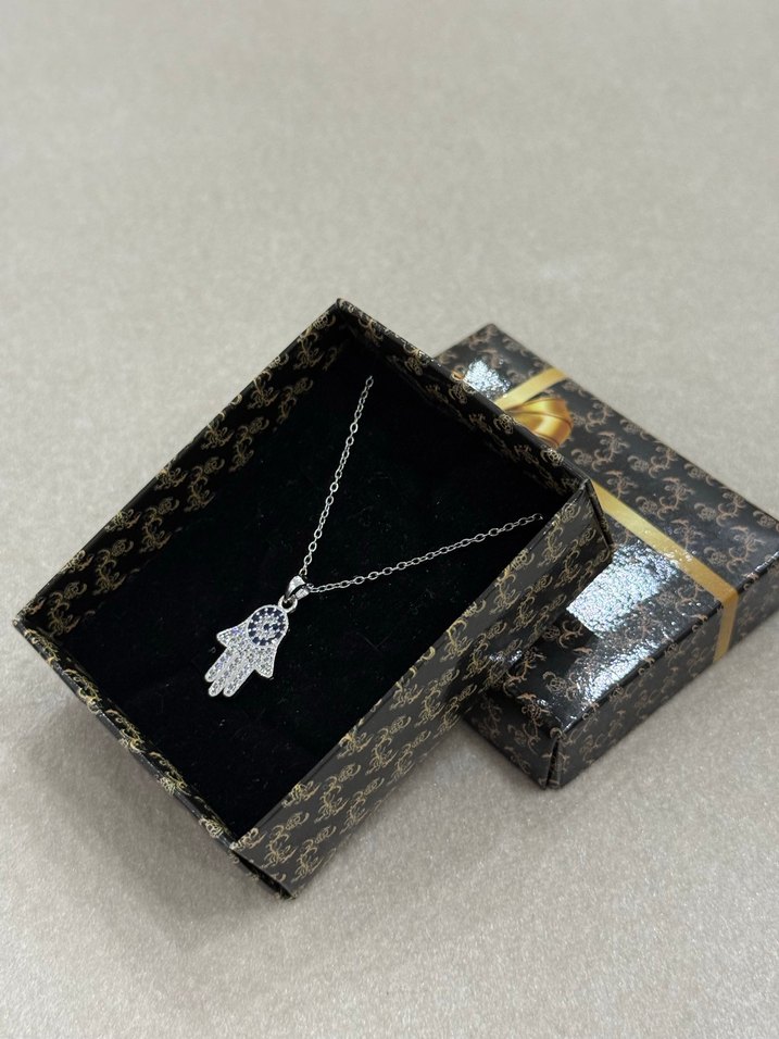 Çelik Kolye Silver - Görsel 2