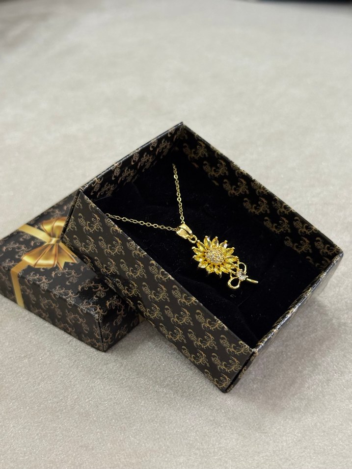 Çelik Kolye Gold - Görsel 3