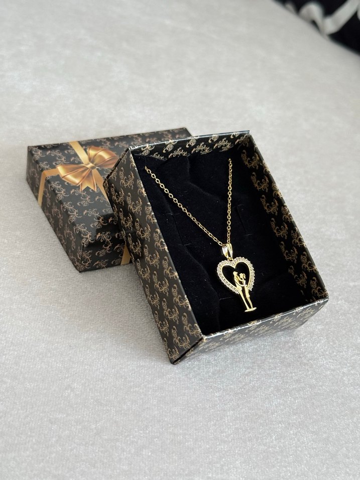 Çelik Sevgili Çift Kolye - Görsel 2