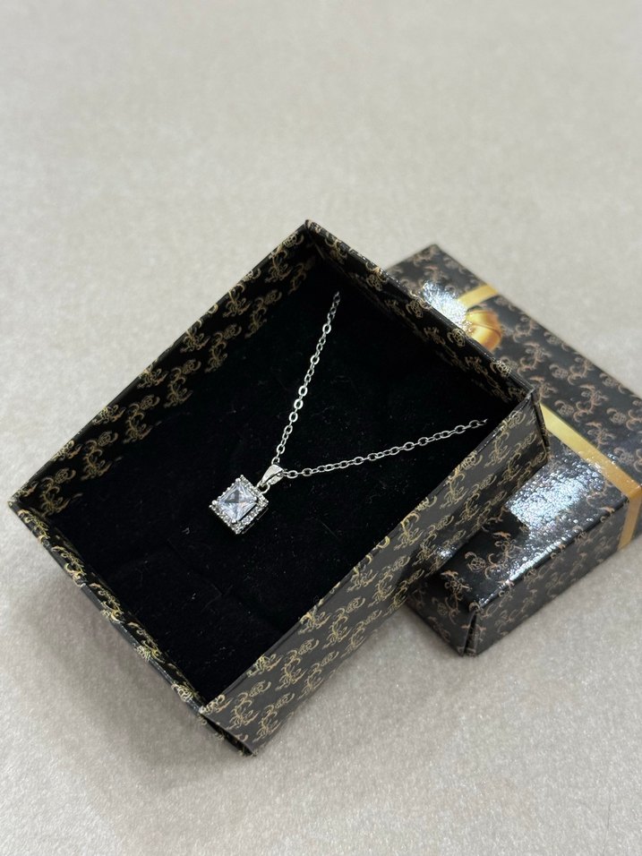 Çelik Kolye Silver - Görsel 2