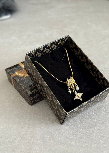 Çelik Kolye Gold - Görsel 4