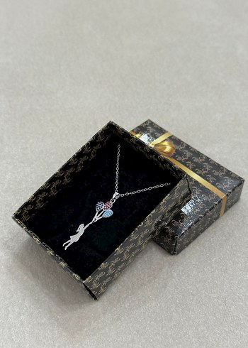 Çelik Kolye Silver - Görsel 2