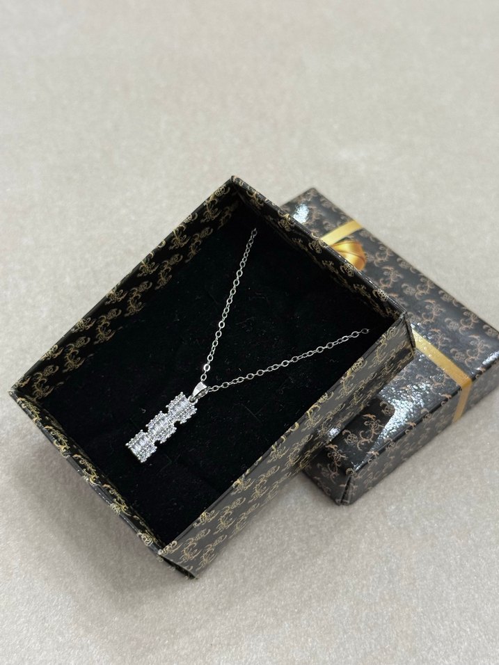 Çelik Kolye Silver - Görsel 2