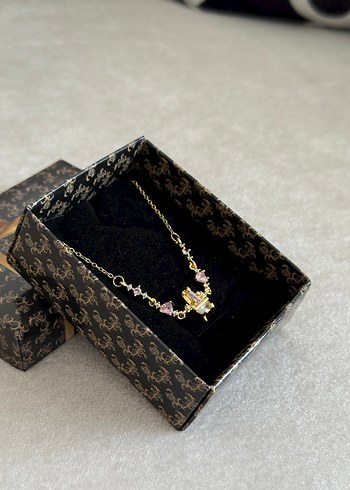 Çelik Y Kolye Gold - Görsel 4