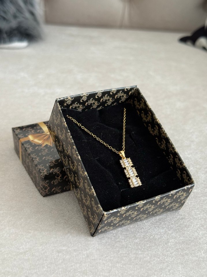 Çelik Kolye Gold - Görsel 4