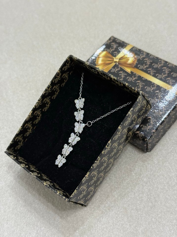 Çelik Y Kolye Silver - Görsel 2