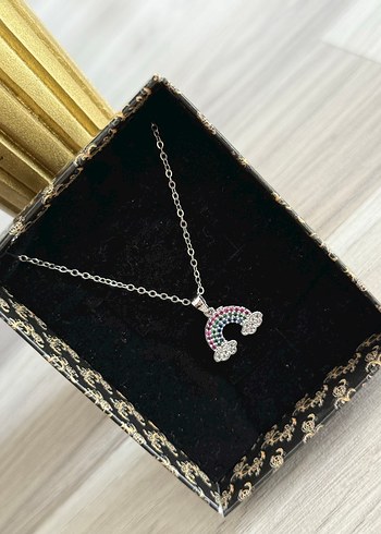 Gökkuşağı Çelik Kolye Silver - Görsel 4