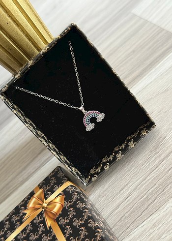 Gökkuşağı Çelik Kolye Silver - Görsel 2