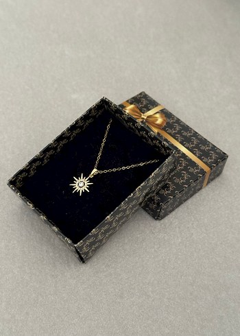 Çelik Kolye Gold - Görsel 2