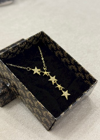 Çelik Y Kolye Gold - Görsel 3