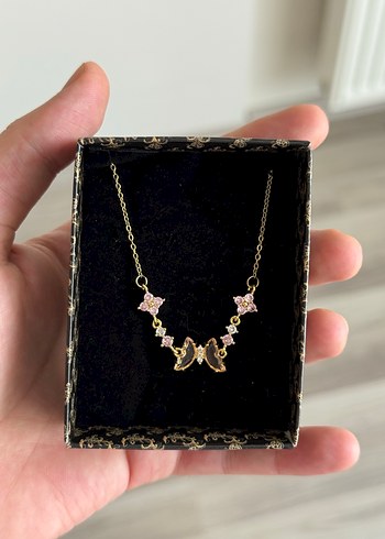 Çelik Y Kolye Gold - Görsel 4