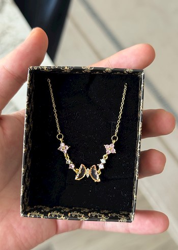 Çelik Y Kolye Gold - Görsel 3