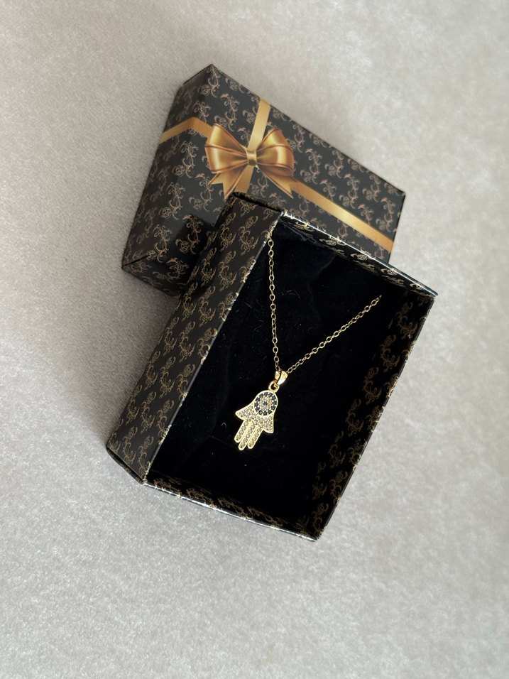 Çelik Kolye Gold - Görsel 3