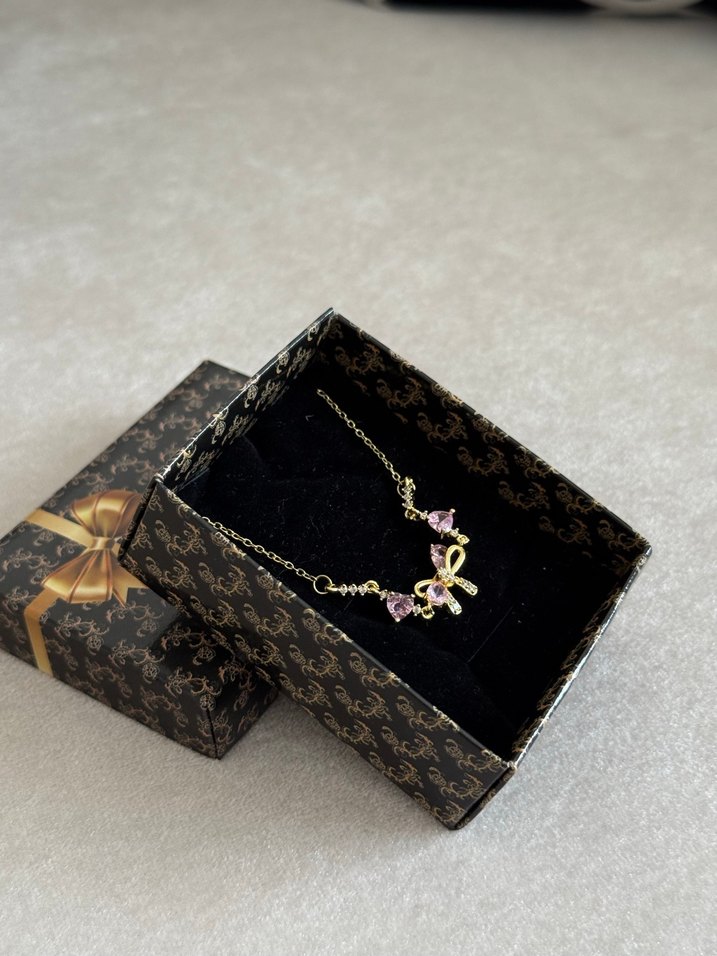 Çelik Y Kolye Gold - Görsel 4