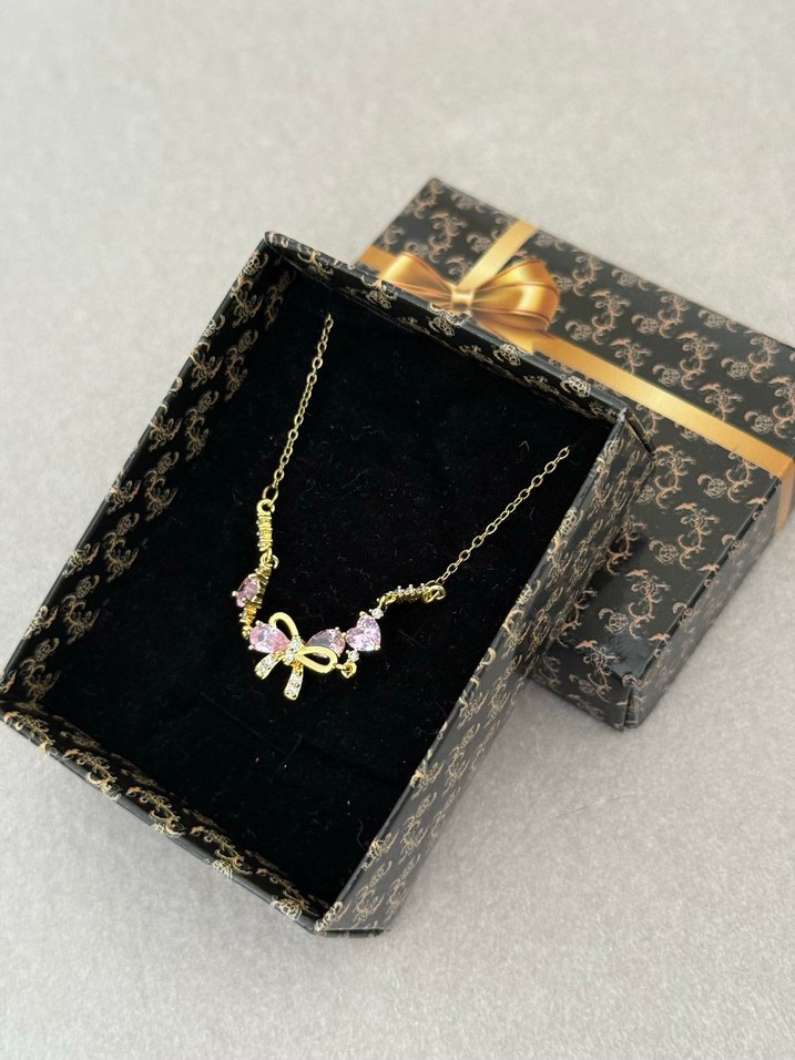 Çelik Y Kolye Gold - Görsel 2