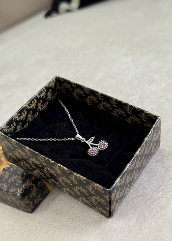 Kiraz Çelik Kolye Silver - Görsel 4