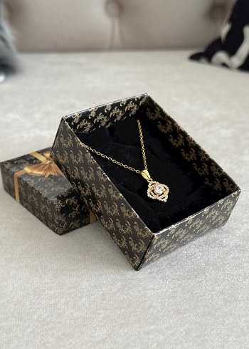 Çelik Kolye Gold - Görsel 2