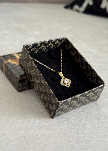 Çelik Kolye Gold - Görsel 4