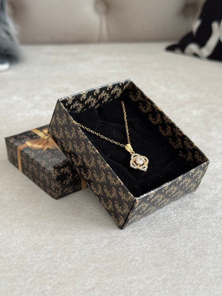 Çelik Kolye Gold - Görsel 2