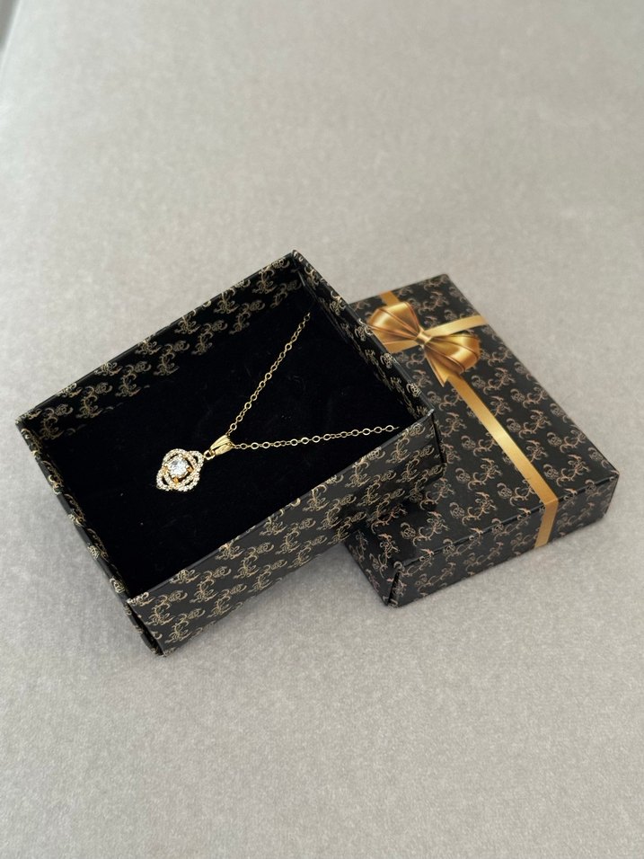 Çelik Kolye Gold - Görsel 5