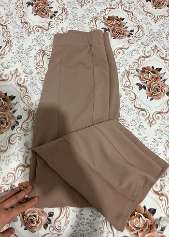 Diğer Kadın Bej Uzun Kumaş Pantolon