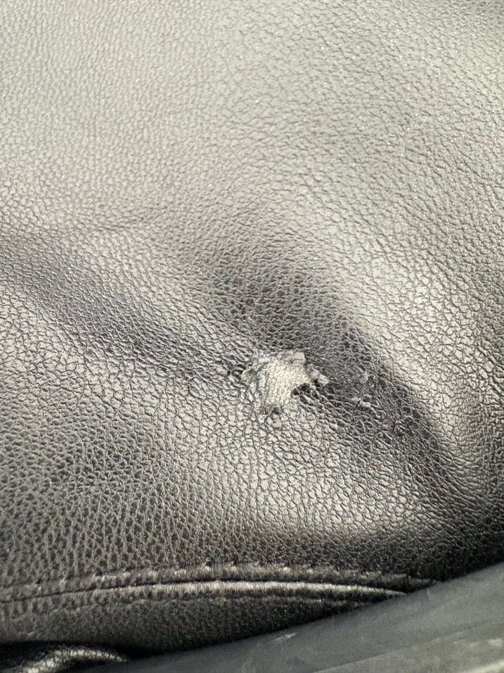 Kadın Siyah Deri Kemerli Uzun Ceket - Görsel 2