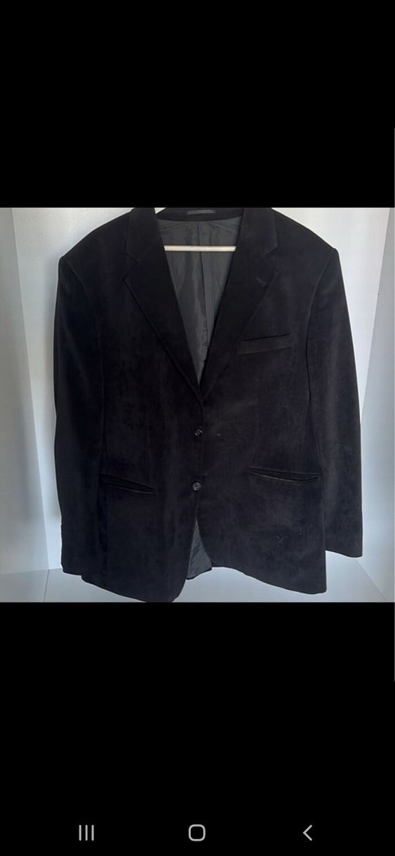 Erkek Siyah Normal Kesim Siyah Mudo Blazer - Görsel 2