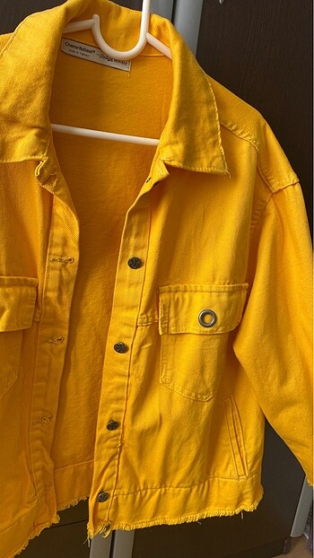 Diğer Sarı kot ceket
