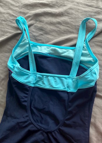 Kadın Lacivert ve Turkuaz Drapeli Spor Mayo - Görsel 4