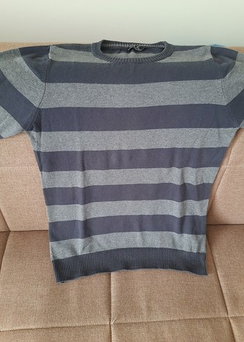 Xside 13 Yaş Gri Çizgili Erkek Çocuk Kazak - Görsel 6