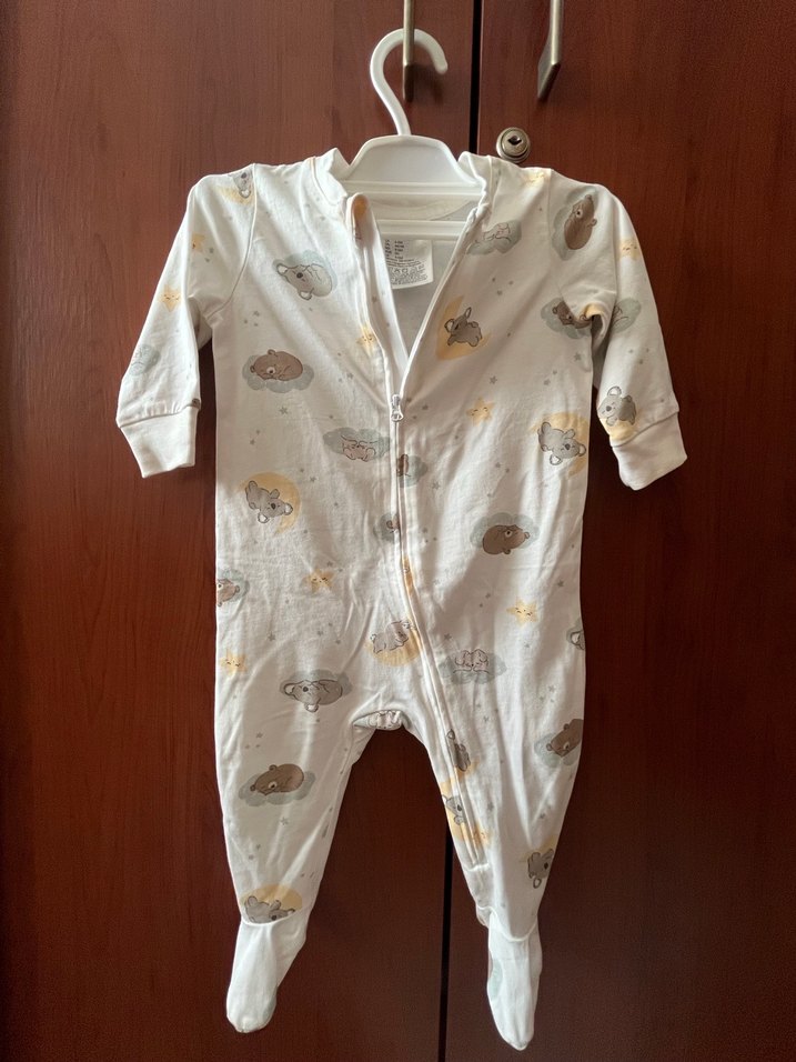 H&M Bebek Pamuklu Uzun Kollu 2li Tulum - Görsel 3