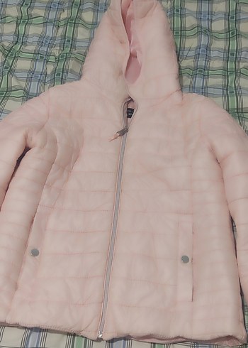 Pembe Fermuarlı Kadın Midi Mont