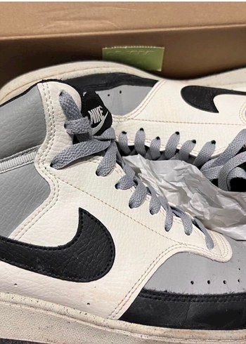 Nike Siyah Beyaz Deri Sneaker Orjinal