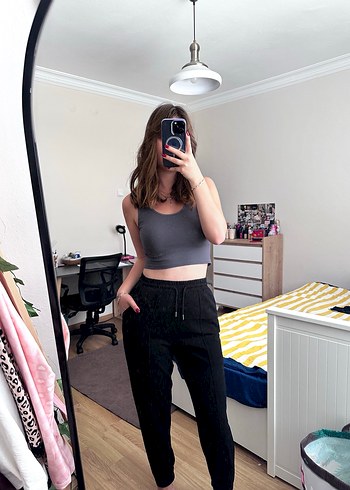 Siyah Kadın Jogger Pantolon