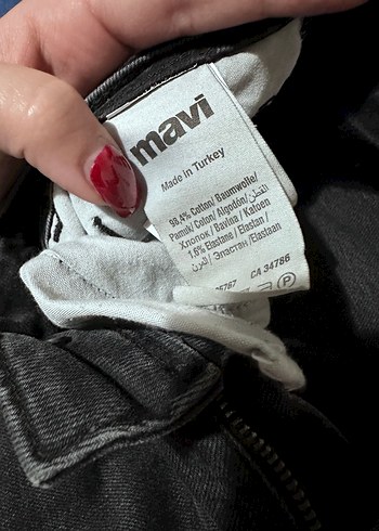 Mavi Marka Siyah Nakışlı Kadın Denim Skinny Jean - Görsel 7
