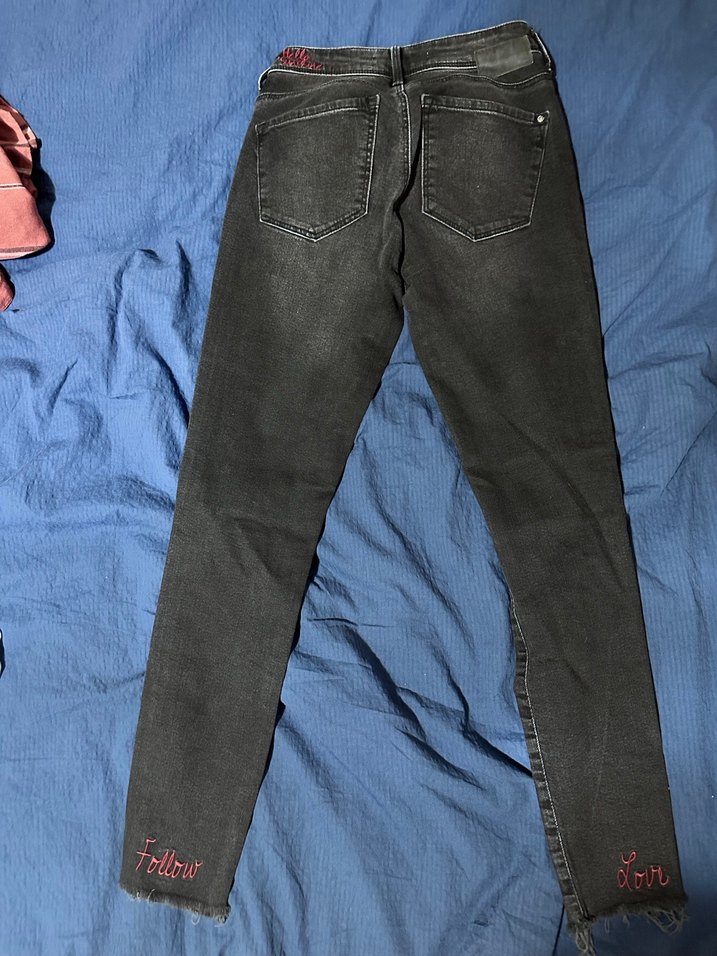 Mavi Marka Siyah Nakışlı Kadın Denim Skinny Jean - Görsel 2