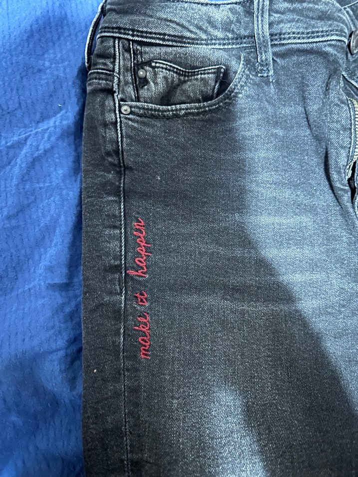 Mavi Marka Siyah Nakışlı Kadın Denim Skinny Jean - Görsel 3