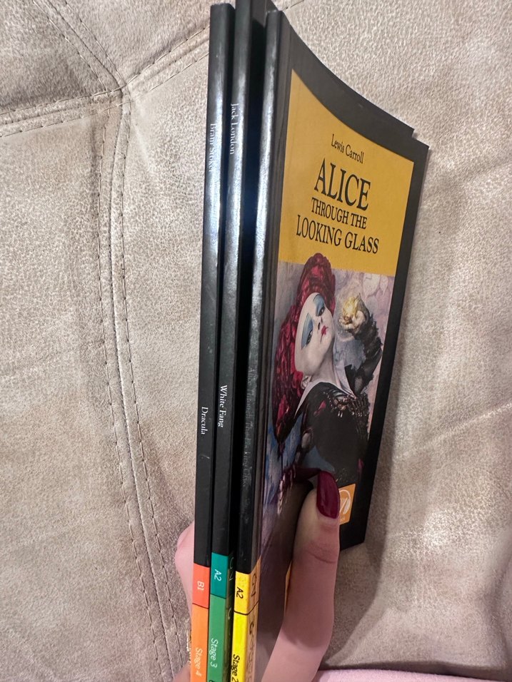 Dracula, White Fang ve Alice Kitap Seti - Görsel 2