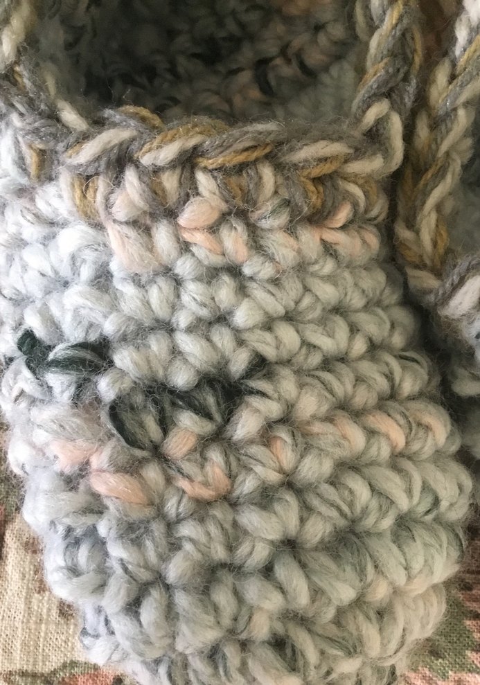 Erkek Örgü Bohem Gri Ev Botu - Görsel 3