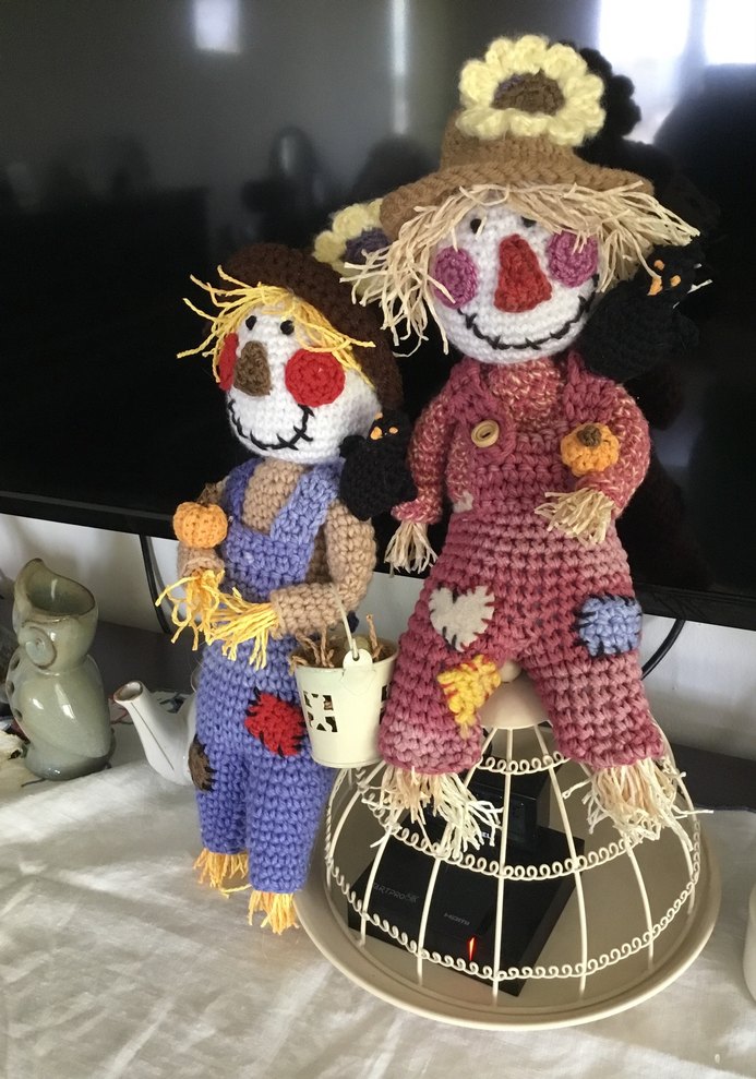 Renkli El Örgüsü Korkuluk Bebekler - Görsel 4