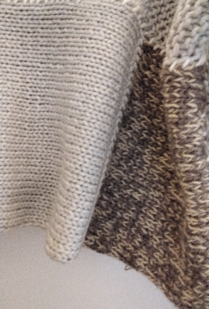 Bohem Gri Renkli Örgü Kadın Kazak - Görsel 5