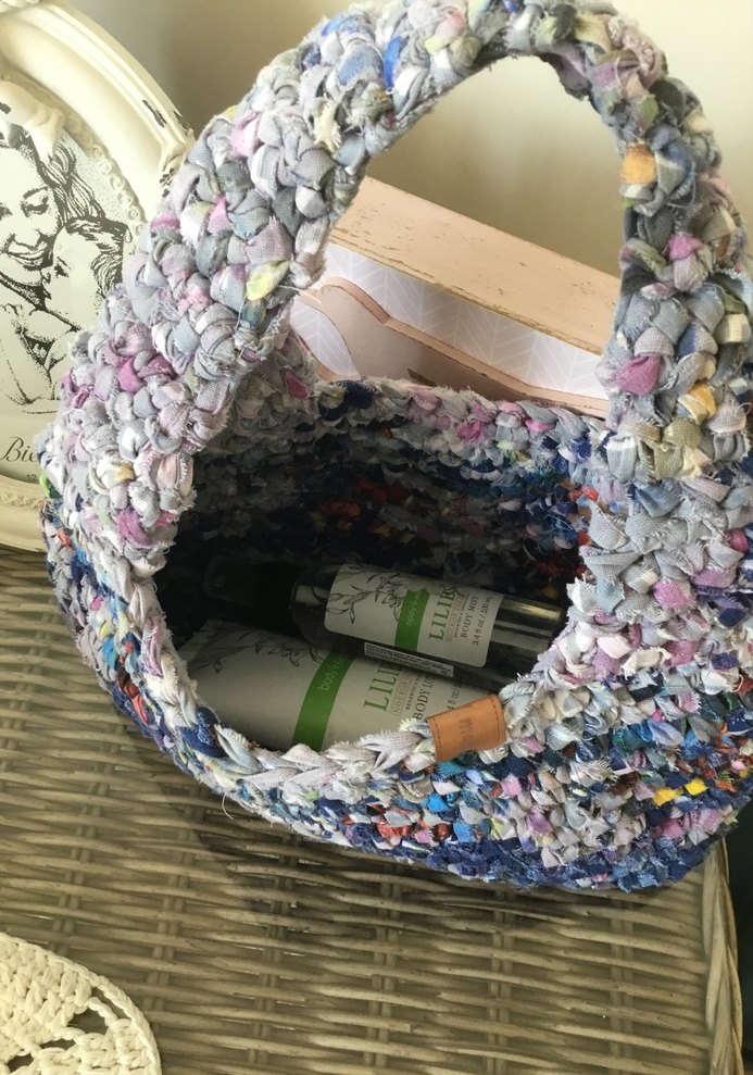 Bohem Çok Renkli Örgü Kadın Çanta - Görsel 3