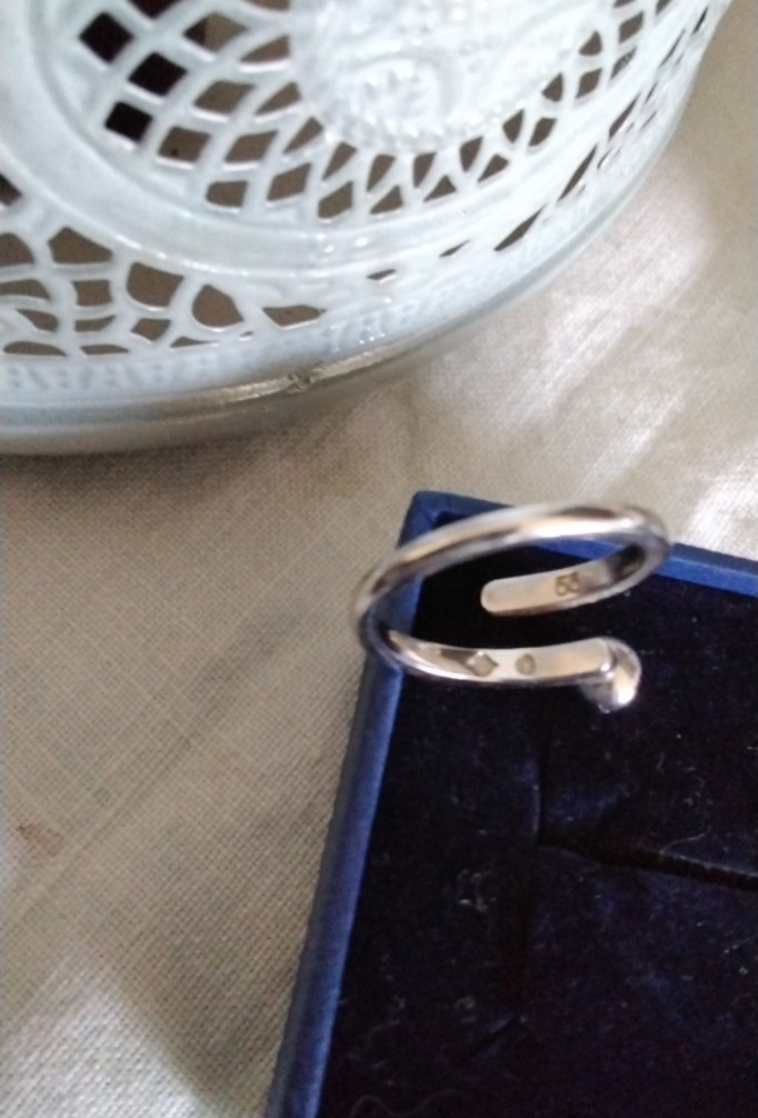 Swarovski Mavi Minimalist Kadın Yüzük - Görsel 3